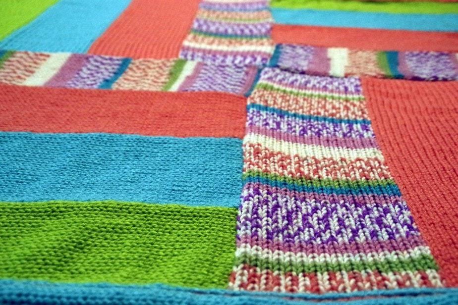 Easy Machine-Knit Afghan with Hobby Lobby I Love This Yarn - yayforyarn.com