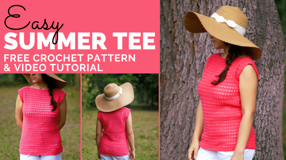 Easy Summer Tee – Free Crochet Pattern for Beginners
