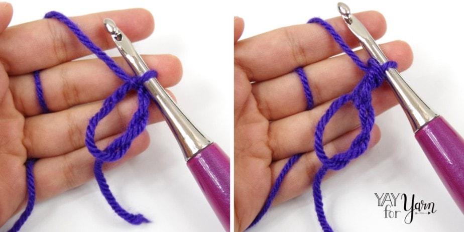 How to use the Magic Circle with the Chainless Starting Stitch