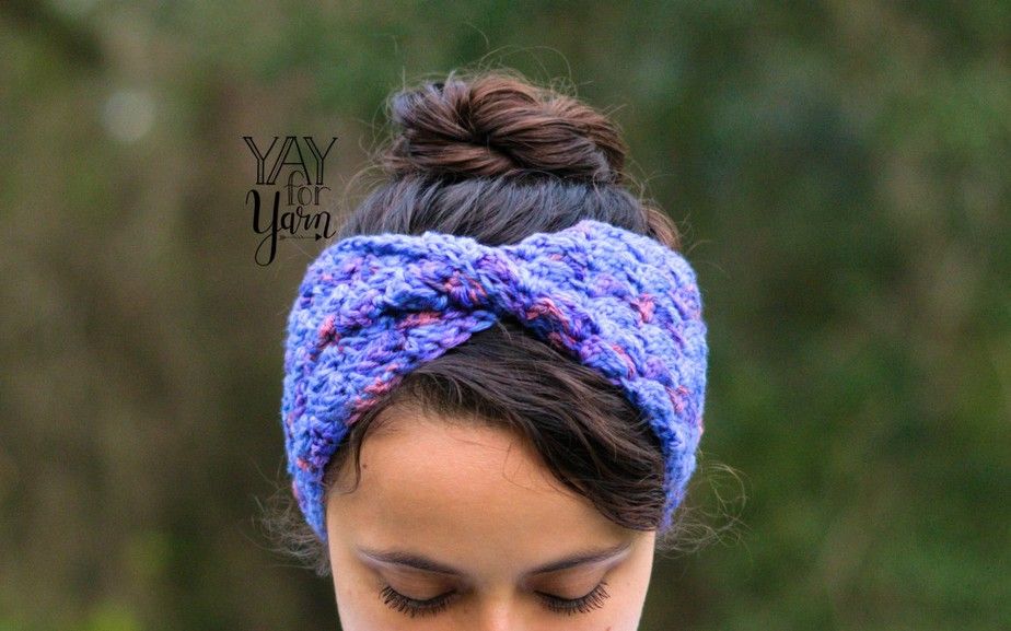 Easy Crochet Earwarmer Headband pattern for kids, babies, and women