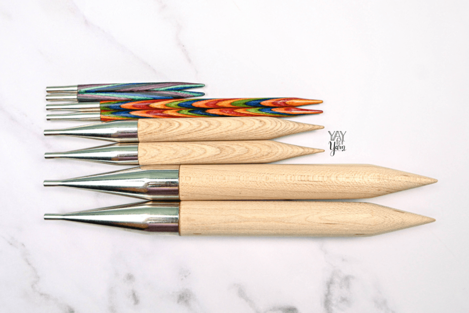 Knitting Needles Set Metal Knitting Needles Smoothing Surfaces Size  Markings for DIY Knitting Projects