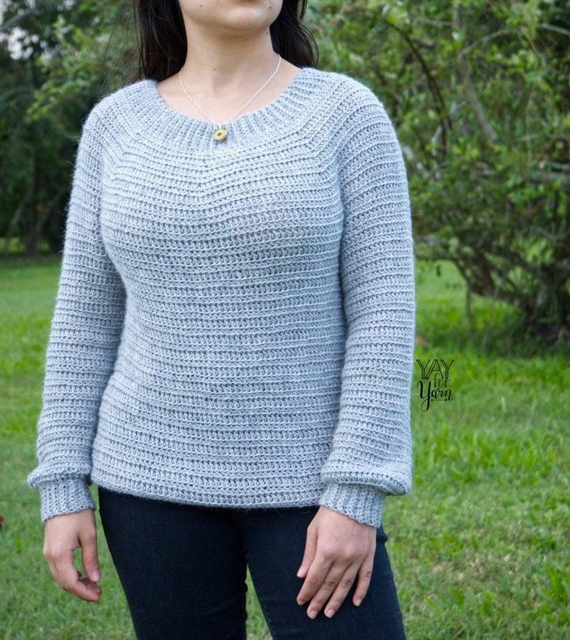 Round Yoke Sweater - Yay For Yarn