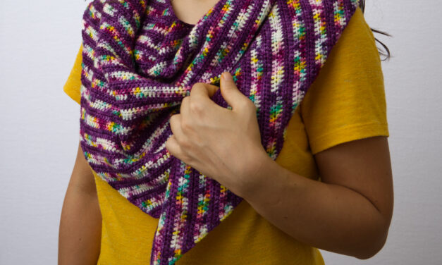 Double Gradient Boomerang Shawl – FREE Crochet Shawl Pattern